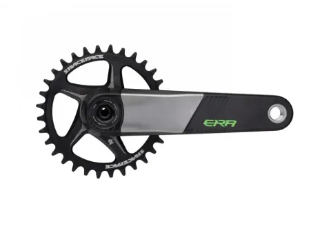 Race Face Era Carbon Kurbel, 175mm, 30mm, grün - maximale Steifigkeit für anspruchsvolle Trails