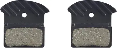 Shimano J05A-RF Resin Bremsbeläge mit Kühlrippen für 2-Kolben