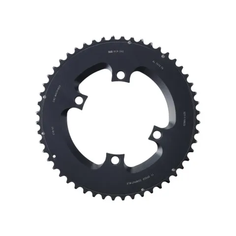 BBB Cycling Kettenblatt Eleven Gear 52T/110mm anthrazit - präziser Antrieb für Rennräder