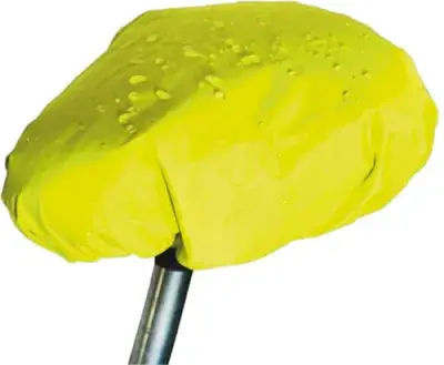 Haberland Überzug für Sattel gelb - universeller Wetterschutz mit Gummizug