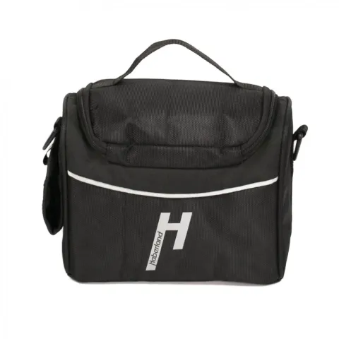 Haberland Lenkertasche 5l Siebensachen schwarz - praktische Fronttasche mit KLICKfix