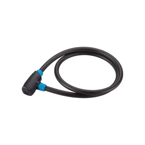 BBB Cycling Schloss PowerSafe 12mm x 100cm schwarz - robustes Kabelschloss für Alltag & Tour