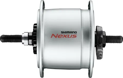 SHIMANO Nabendynamo NEXUS DH-C6000-1R - 6000-1, 1,, Silber 36 Loch