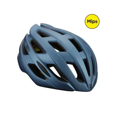 BBB Cycling Helm Hawk MIPS L matt heritage blau - leichter Allround-Fahrradhelm