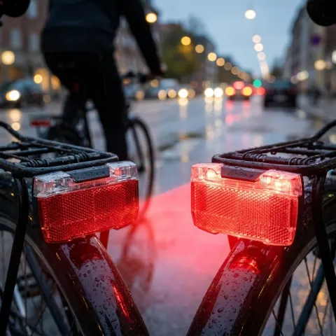 Herrmans Gepäckträgerrücklicht H-Trace Dynamo 50mm Stvzo