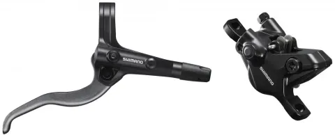 SHIMANO Scheibenbremse MT401/MT410 HR Scheibenbremse - hydraulisch, befüllt, Grau