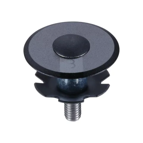 BBB Cycling BBB RoundHead Plug 1 1/8" Schwarz - sauberer Abschluss für den Gabelschaft