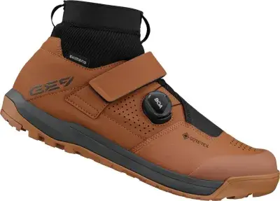 SHIMANO Fahrradschuhe GE900GTX Herren/Damen MTB SPD Größe 46 Braun - wasserdichte Gravity-/Enduro…
