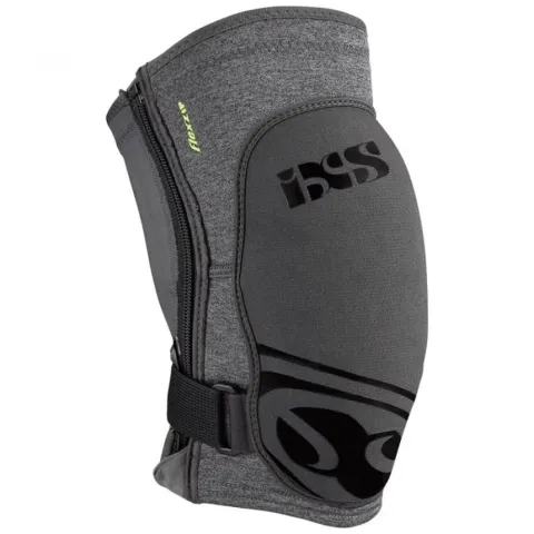 IXS Sports Division iXS Flow ZIP knee pad S grey - komfortabler Trail-Knieschoner mit Reißverschluss