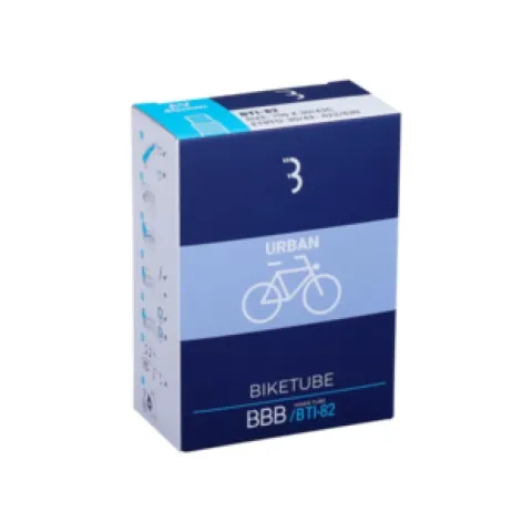 BBB Cycling Schlauch DV/EP 28x1.1/2 schwarz 28x1.1/2 - zuverlässiger Fahrradschlauch für Alltag und…