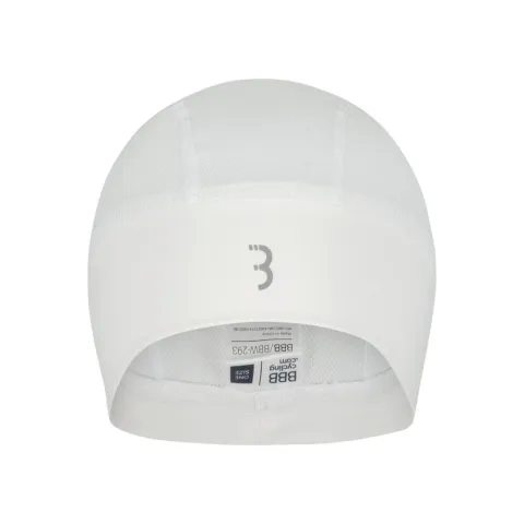 BBB Cycling BBB ComfortCap Helmmütze 293 Weiß - komfortabler Schweißschutz unter dem Helm