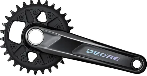 SHIMANO Kurbelgarnitur DEORE FC-M6100 - 12-fach, 165 mm, 30 Zähne