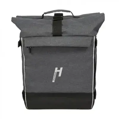 Haberland Rucksack-Doppeltasche Double Loader anthrazit - flexible Gepäckträger- und Rucksacklösung