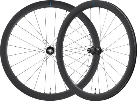 SHIMANO Laufradsatz WH-RS710 C46 TL - 28 Zoll, Rennrad, Scheibenbremse, Tubeless Ready 28" 24 Loch…