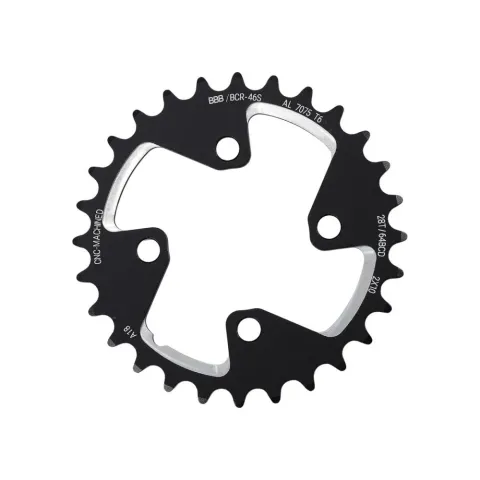 BBB Cycling BBB Kettenblatt MTBGear comp. 2x10 26T/64mm anthrazit - präzise Schaltperformance