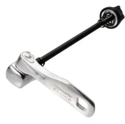 SHIMANO Schnellspanner 133 mm WH-R500 - zuverlässige Fixierung für Rennrad-Laufräder