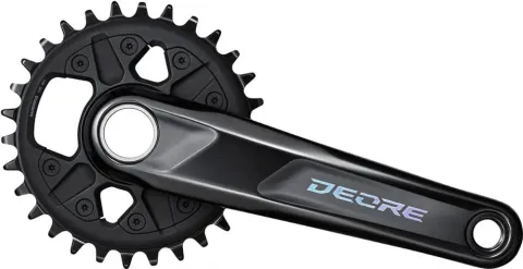 SHIMANO Kurbelgarnitur DEORE FC-M6130 - 12-fach, 165 mm, 30 Zähne