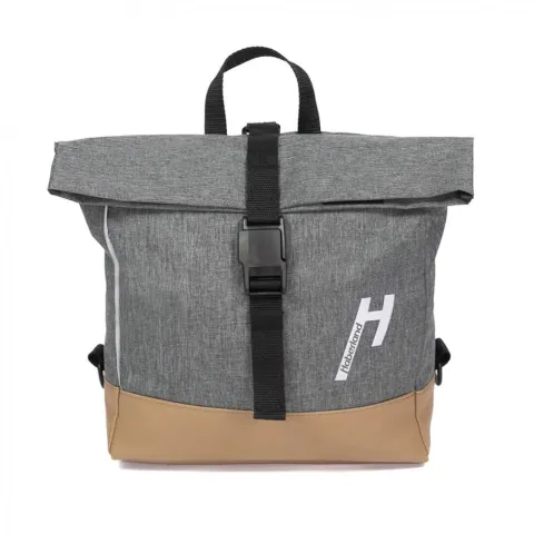 Haberland Lenker-Bike-Rucksack Keep Rollin' grau - flexible Lenkertasche & Rucksack in moderner…