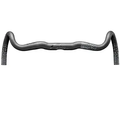 Deda Lenker Gera DCR Alu Gravel Winkel 24° 48 cm polish on black