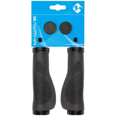 M-WAVE Cloud Ergo Fix 2 Lenkergriffe - 130 mm Schwarz