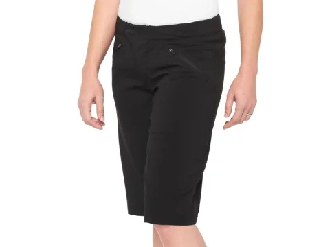 100% Ridecamp Women Short M black - komfortable MTB-Damenshorts für Trail & All-Mountain