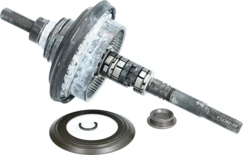 SHIMANO Achs-/Antriebseinheit 187 mm SG-C3001-7D inkl. Führungshülse - 187 mm, 3001-7