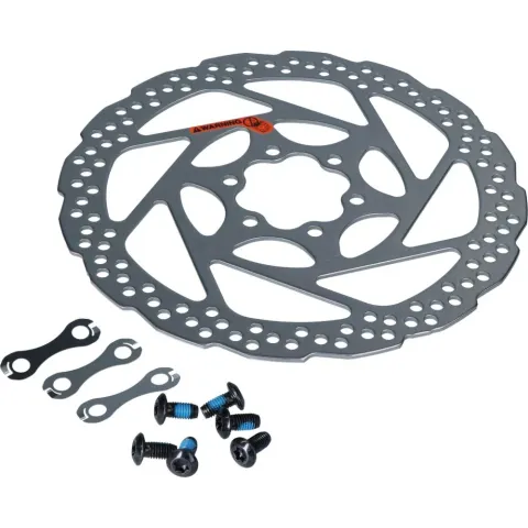 SHIMANO Bremsscheibe SM-RT56 180mm 6-Loch - Hochwertige Fahrrad-Bremsscheibe für optimale…