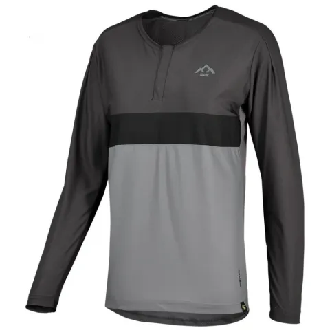 IXS Sports Division iXS Flow XTG Women's Long Sleeve Henley 36 graphite/black - wetterfester…