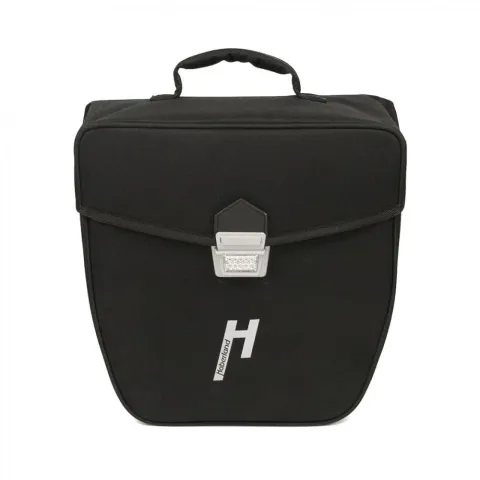 Haberland Einzeltasche 16l Pur schwarz - formstabile Fahrradtasche mit moderner Ausführung
