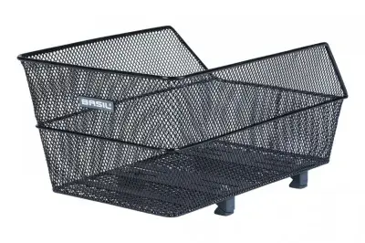 Basil Cento Gepäckträgerkorb Multi System NX schwarz - Stahlkorb 39x24x21 - 5 cm mit WSL…