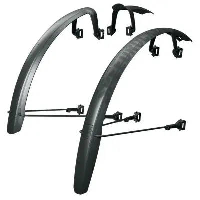SKS Speedrocker XL Schutzblechset, für Gravelbikes bis 52 mm Reifenbreite, Hochleistungskunststoff,…