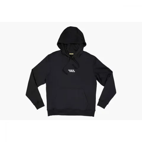 Race Face Logo Hoodie, black, M - bequemer Bike-Hoodie in moderner Ausführung
