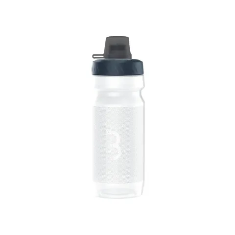 BBB Cycling Flasche AutoTank Mudcap autoclose 550 transparent - auslaufsichere Trinkflasche mit…