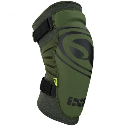 IXS Sports Division iXS Carve EVO+ knee guard KS olive - leichter Knieschoner mit High-Impact-Schutz
