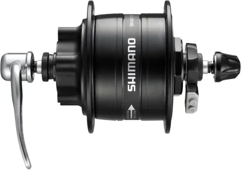 SHIMANO Nabendynamo DH-3D32 ? 6V/3W, 36 Loch, 6-Loch, Schwarz