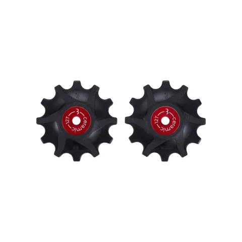 BBB Cycling Schaltungsrädchen RollerBoys Ceramic 12-Z 12 schwarz - leichte, reibungsarme Performance