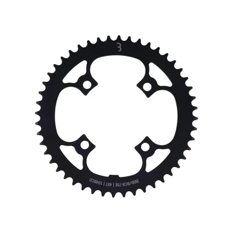 BBB Cycling BBB chainring E-bikeGear steel 48T 104 Schwarz - robustes E-Bike-Kettenblatt für…