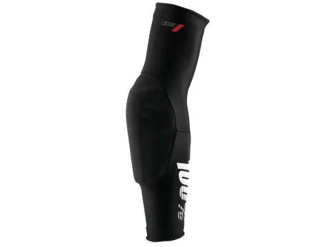 100% Teratec elbow guards M black - leichte Ellbogenprotektoren mit Level 1 Schutz