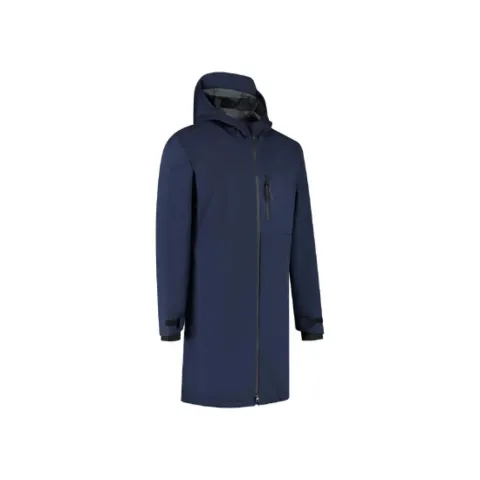 BBB Regenjacke Rainshield Parka L dunkelblau - wasserdicht, atmungsaktiv, verlängertes Rückenteil,…