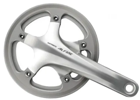 SHIMANO Kurbelgarnitur ALFINE FC-S501 39 Zähne silber