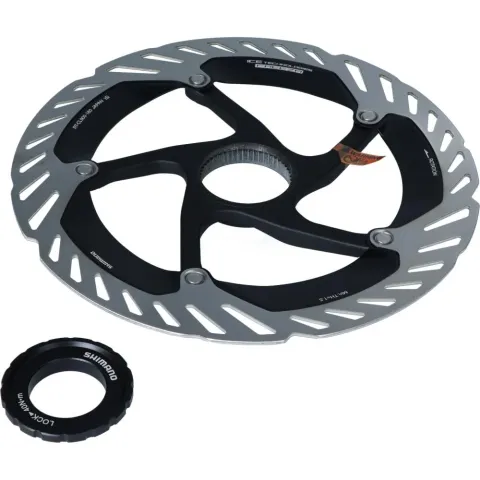 SHIMANO Bremsscheibe Bremsscheibe RT-CL900M - 180mm .Verschlussring (ext.Aufn.) einzelverp.…