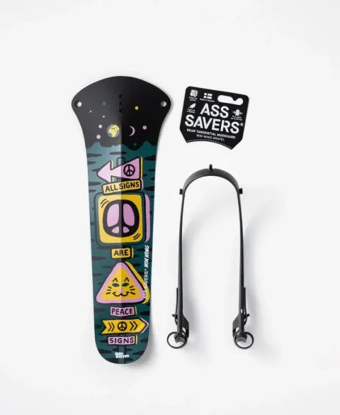 Ass Savers Win Wing 2 Gravel Schutzblech, Bits n' Peaces Special Edition, ultraleicht (72 g),…