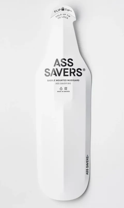 Ass Savers ASB-1 Big Spritzschutz hinten, weiß  effektiver Schutz vor Spritzwasser, ideal für…