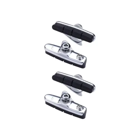 BBB Cycling Bremsschuhe RoadStop Cartridge silber - starke, kontrollierte Bremsleistung