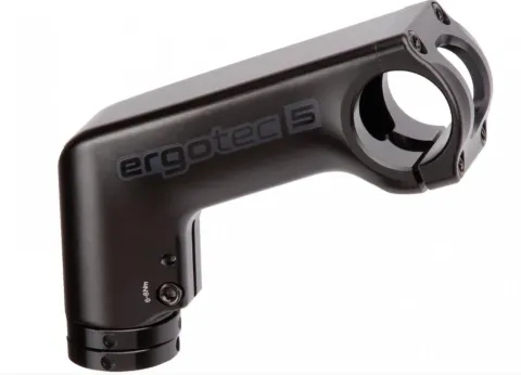 ERGOTEC Vorbau Barracuda Ahead 110mm schwarz - Aluminium 6061 T6, 31,8mm Klemmung, Winkel 20°,…