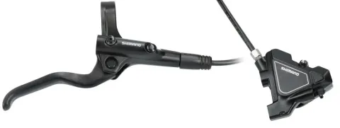 SHIMANO Scheibenbremse MT201 HR - hydraulische Hinterrad-Scheibenbremse, vormontiert, 563 g