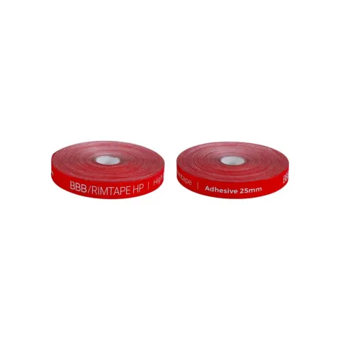 BBB Cycling BBB Felgenband HP 45mtr. 700Cx25mm 25 mm rot - sicheres Hochdruck-Felgenband