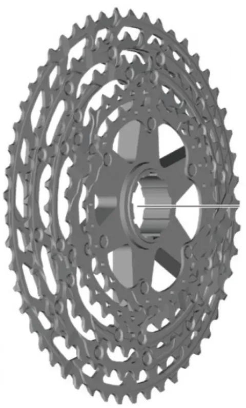SHIMANO Ritzel für CS-M5100 - 32-37, 42 Zähne
