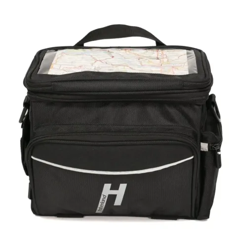 Haberland Lenkertasche 10l Max Plus schwarz - geräumige Lenkertasche mit KLICKfix