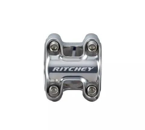 Ritchey Classic 4Axis Vorbaulenkerkappe, 31,8 mm, hochglanzpoliertes Silber, kompatibel mit C220…